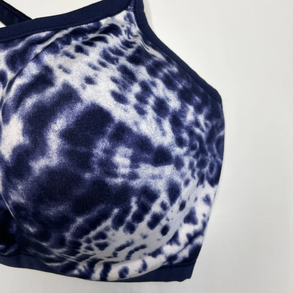 Natori Sport Bra 32DDD Underwire Cami Front Convertible Adjustable Straps Blue - Image 3 of 4