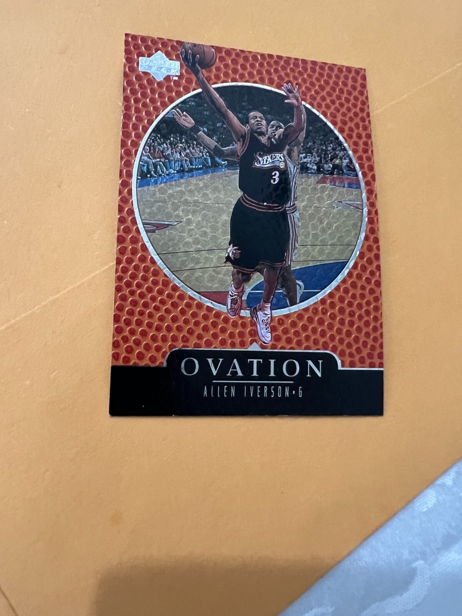 ALLEN IVERSON SIXERS 1998 UPPER DECK OVATION NBA BASKETBALL CARD