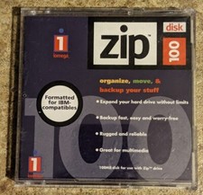 Iomega Zip Disk 100 Formatted For IBM-Compatibles IBM Compatible Single Disk