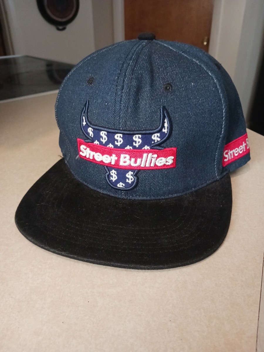 Street Bullies CAP HAT HUGE CLOTHING CO NEW; SnapBack Denim $ Bull
