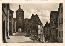 Old postcard AK Rothenburg Plonlein GERMANY (1077173)