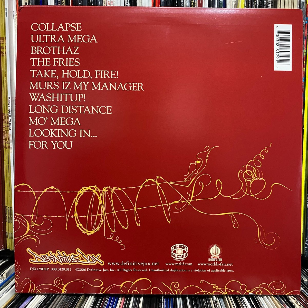 Mo' Mega by Mr. Lif (Vinyl, Jun-2006, Definitive Jux Records) for