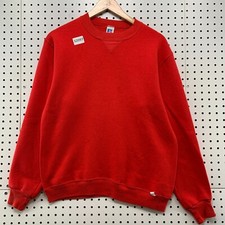 Vintage 80s Russell Athletic Crewneck Sweatshirt Mens Medium Made USA 20.5x25