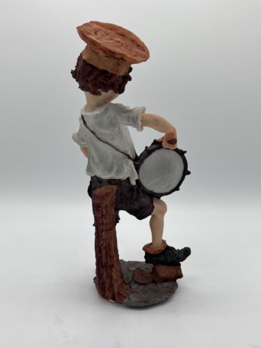 Vtg Guiseppe Armani Capodimonte Gulliver's World Drummer Boy Sculpture Figurine - Imagen 3 de 5