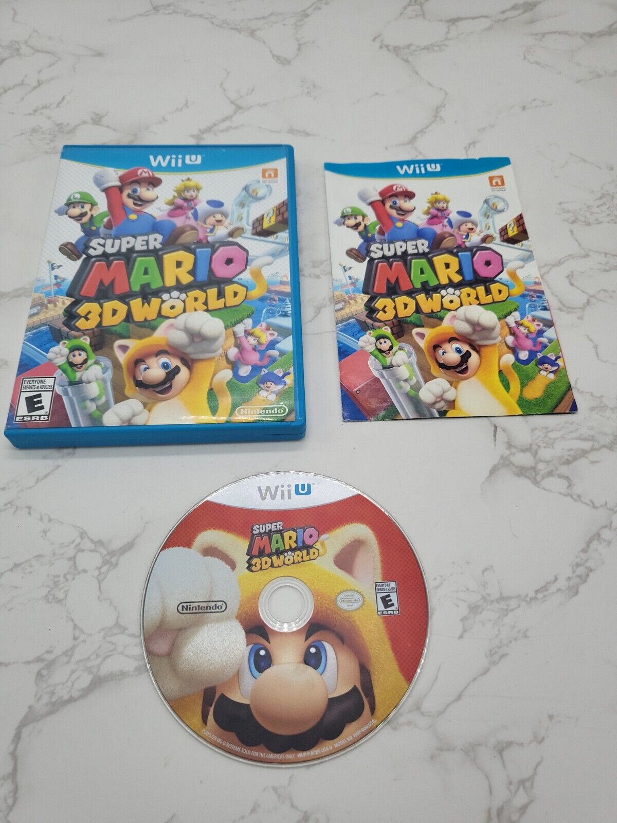 Super Mario 3D World (Nintendo Wii U, 2013) Nintendo Select World Edition  45496903688