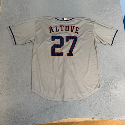 Jose Altuve Majestic Trikot Baseball Herren Größe XL grau Houston Texans - Bild 7 von 9
