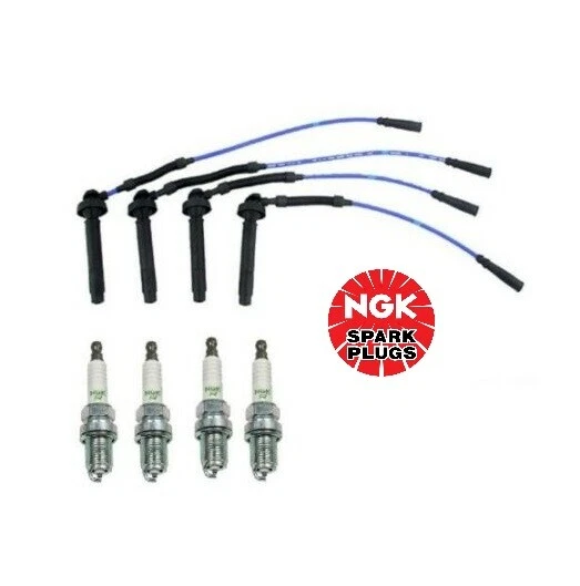 Kit de velas de ignição e fios NGK conjunto para Subaru Baja Forester Impreza Legacy Outback - Imagem 3 de 4