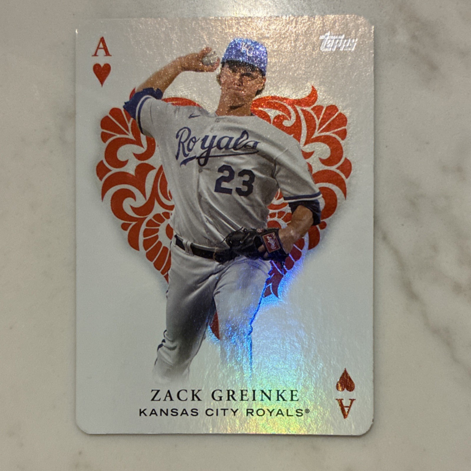 Topps 2023 Update Series All Aces Zack Greinke Kansas City Royals AA-72 Insert