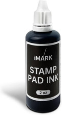 Refill Ink 2 Oz Black for Self Inking Stamps Daters Stamp PadsX
