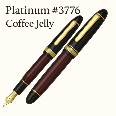 Platinum 3776 Fountain Pen Things Coffee Jelly Medium  Nib PNB-30000 M Nib