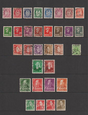 NORWAY NORGE Stamps SPECIAL PAGE With Rare 20ore Deep Violet Lion Rampant 1922