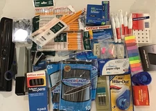 Vintage Office Supplies Lot Retro Desk Accessories Stationery Decor