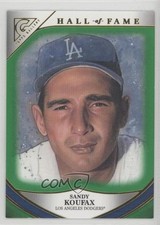 2019 Topps Gallery Hall of Fame Green 86/250 Sandy Koufax #HOFG-14 HOF uk2