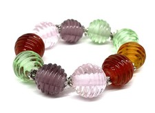 Handmade Lampwork Glass Beads From Murano OOAK Tamara Yarilo Brand 10 Pcs