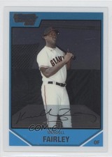 2007 Bowman Draft Chrome Draft Picks Wendell Fairley #BDPP59 0hd6