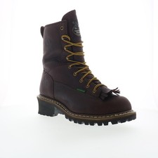 Georgia Boot Logger Steel Toe Waterproof Mens Brown Work & Safety Boots