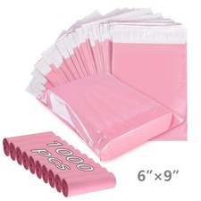 Poly Mailers Shipping Bags Envelopes Packaging Premium Bag Pink 6 x 9 Inch