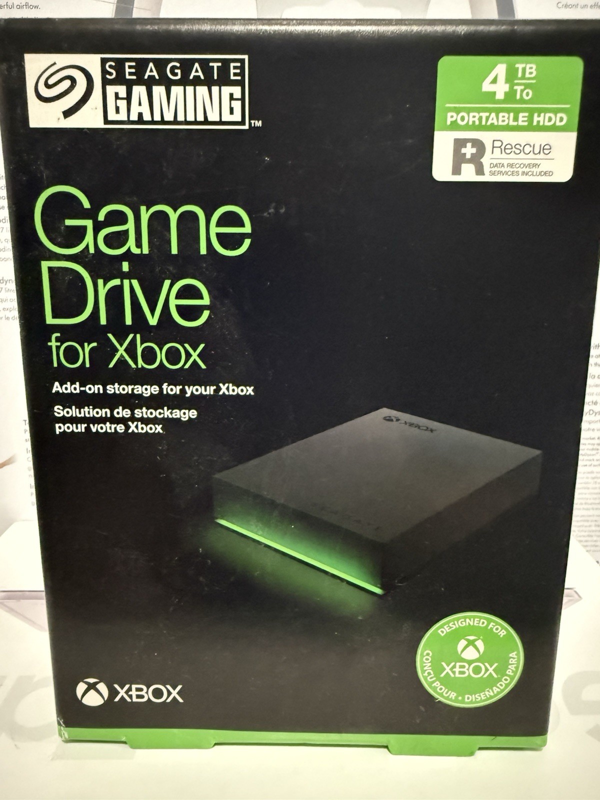 Seagate 4TB Game Drive for Microsoft Xbox One/Series X/S