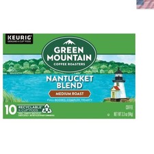 10 Count Nantucket Blend K-Cup Pods Rich Medium Roast Coffee by Green Mountain