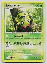 Spinarak 103/123 Common Mysterious Treasures Pokemon Lightly Played