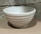Vintage Early Bauer California White RINGWARE Footed Bowl #30 Ring Ware
