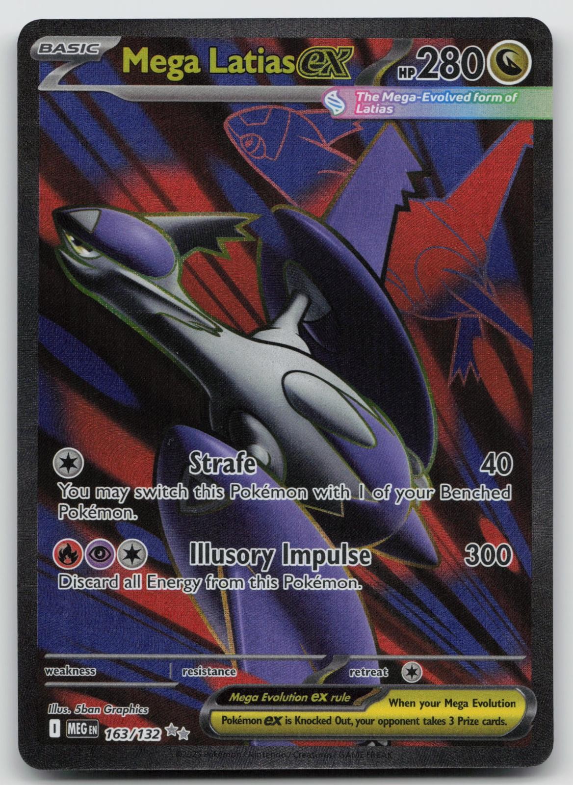 Mega Latias ex 2025 Mega Evolution #163/132 Ultra Rare (Full Art