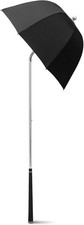Golf Bag Umbrella for Club Protection Flex Umbrella Black Travel Design
