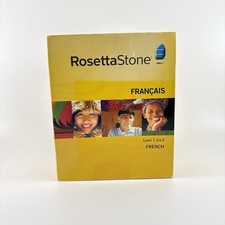 NEW Rosetta Stone French Version 3 CD-Rom Win/Mac Homeschool Levels 1-3 Sealed