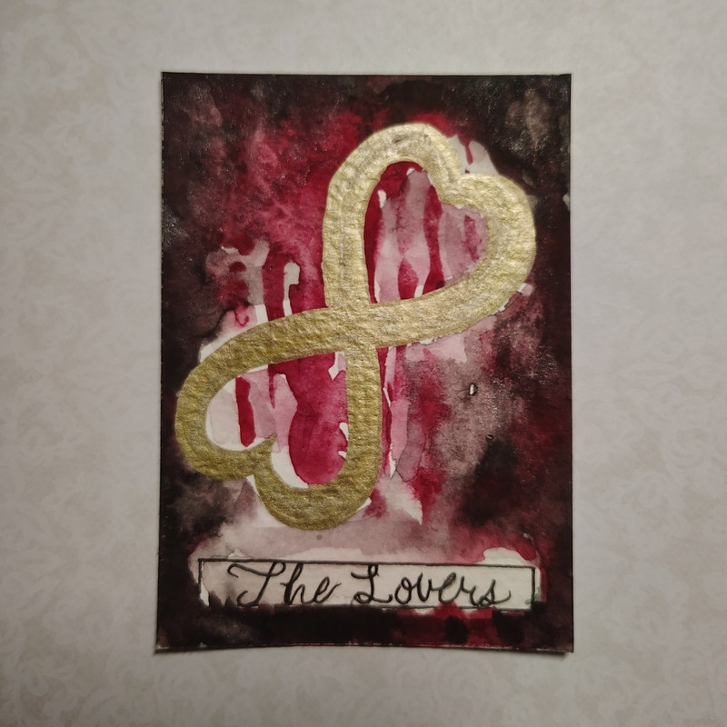 The Lovers|ACEO -Orginal Watercolor