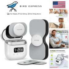 Wireless TENS Unit Muscle Stimulator Pain Relief Device w 24 Modes  Dual Pads