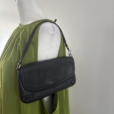 Coach Shoulder/Clutch Black Bag-Vintage
