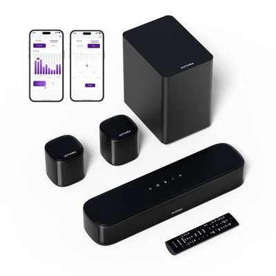 5.1ch Soundbar Subwoofer Virtual Surround Sound System Aura A30 ULTIMEA Home
