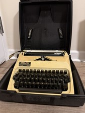 Vintage 1970's Adler J2 Portable Typewriter with Case and Key *Needs Work* thumbnail