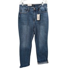 Judy Blue High Rise Front Seam Straight Leg Blue Jeans Women's NWT sz 16W