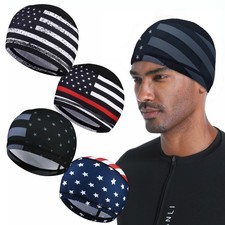 4PCS Cooling Skull Caps for Men, Hard Hat Liner Helmet Liner Cycling Cap Runn...