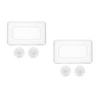 2 Pcs Futterring Mit Saugnapf FüR Aquarien Betta-ZubehöR Fischring Aquarium