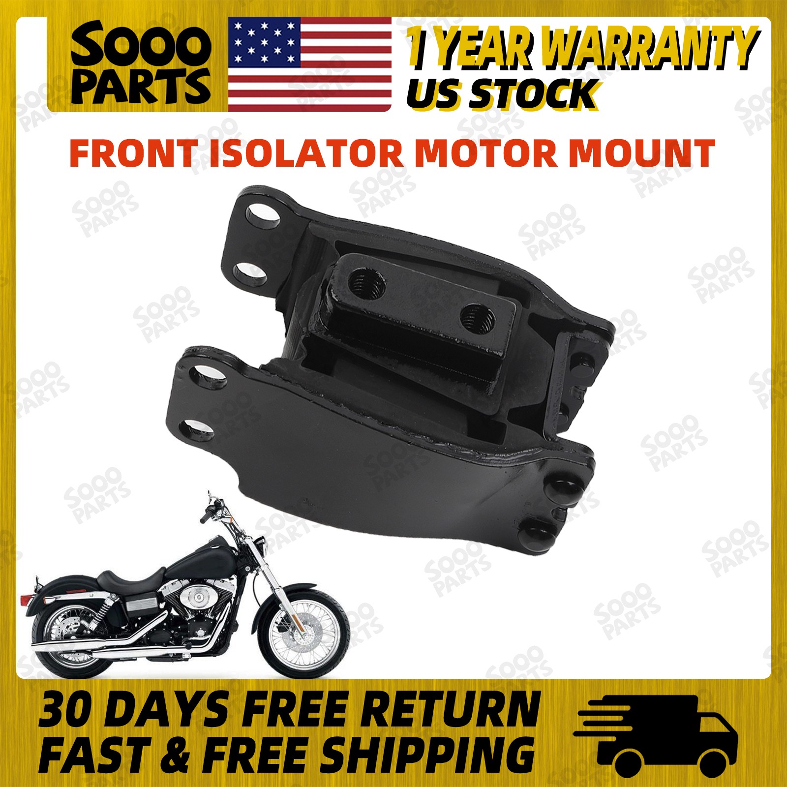 Front Motor Mount Engine Isolator For 91-17 Harley Davidson DYNA FXD 47583-90B