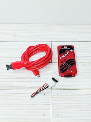 Microchip  Pickit 3 Debugger with USB Cable & Connector Harness~ Turns On * Read