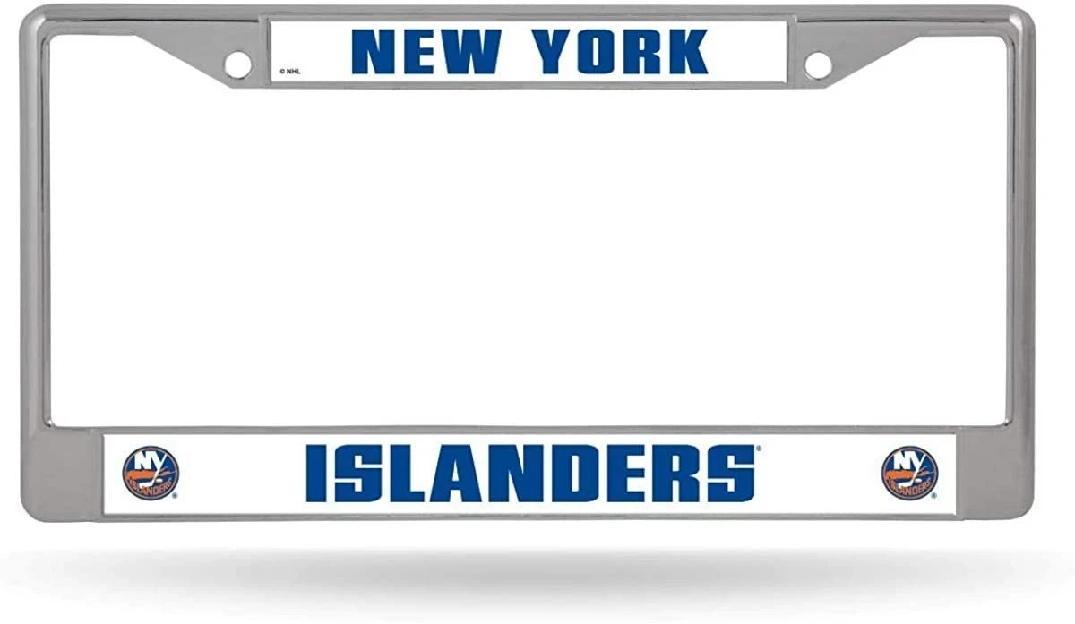 New York Islanders Metal Vehicle License Plate Frame