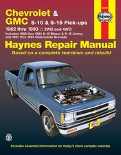 Chevrolet S-10 & GMC S-15 pick-ups (1982-1993) petrol. inc. S-10 Blazer & S-15