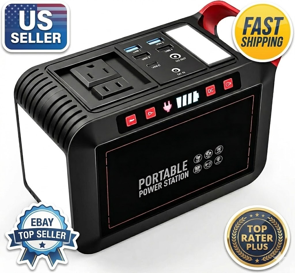 With Solar Panel Included Portable Power Station 200w With