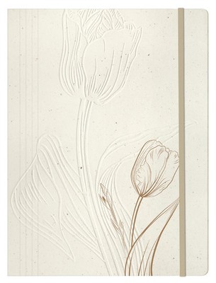 Clairefontaine 4x Tulip paper, Sammelmappe mit Gummizugverschlus 24x32cm 813073C