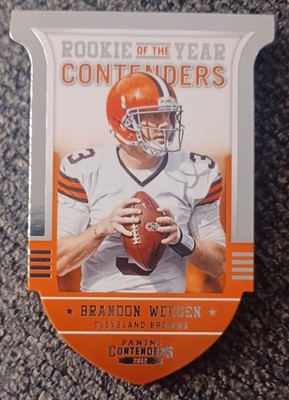 2012 Panini Contenders - Rookie of the Year Contenders Brandon Weeden #2 (RC)