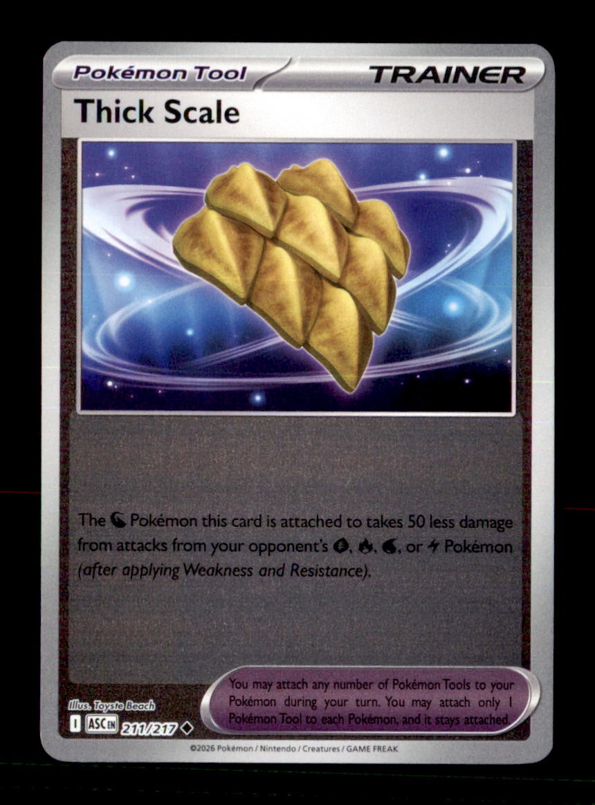 Thick Scale 211/217 Uncommon Ascended Heroes Pokemon Near Mint