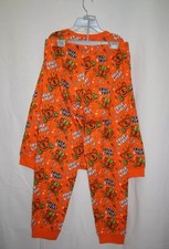 Adult Disney Parks Halloween Pjs Long Sleeve/ Pants Pumpkin Mickeys XL NWT