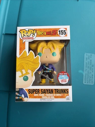 Funko Pop! Dragon Ball Z Super Saiyan Trunks #155 2016 NYCC