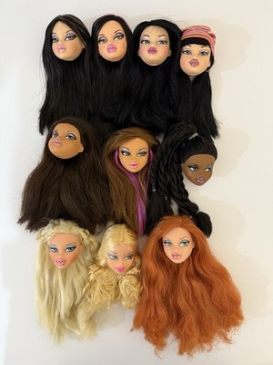Bratz Jade Party 2010 Holiday Cloe Duck Tape Fashion Lot Heads Meygan Yasmin Lot