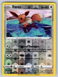 Eevee 052/072 Shining Fates Reverse Holo Common