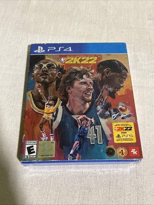 NBA 2K22 75th Anniversary Anniversary Edition PS4 & 5 PlayStation 4 5 New Sealed