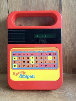 Basic Fun Speak & Spell Electronic Learning System Red 2021 MPN 09624 Age 7+